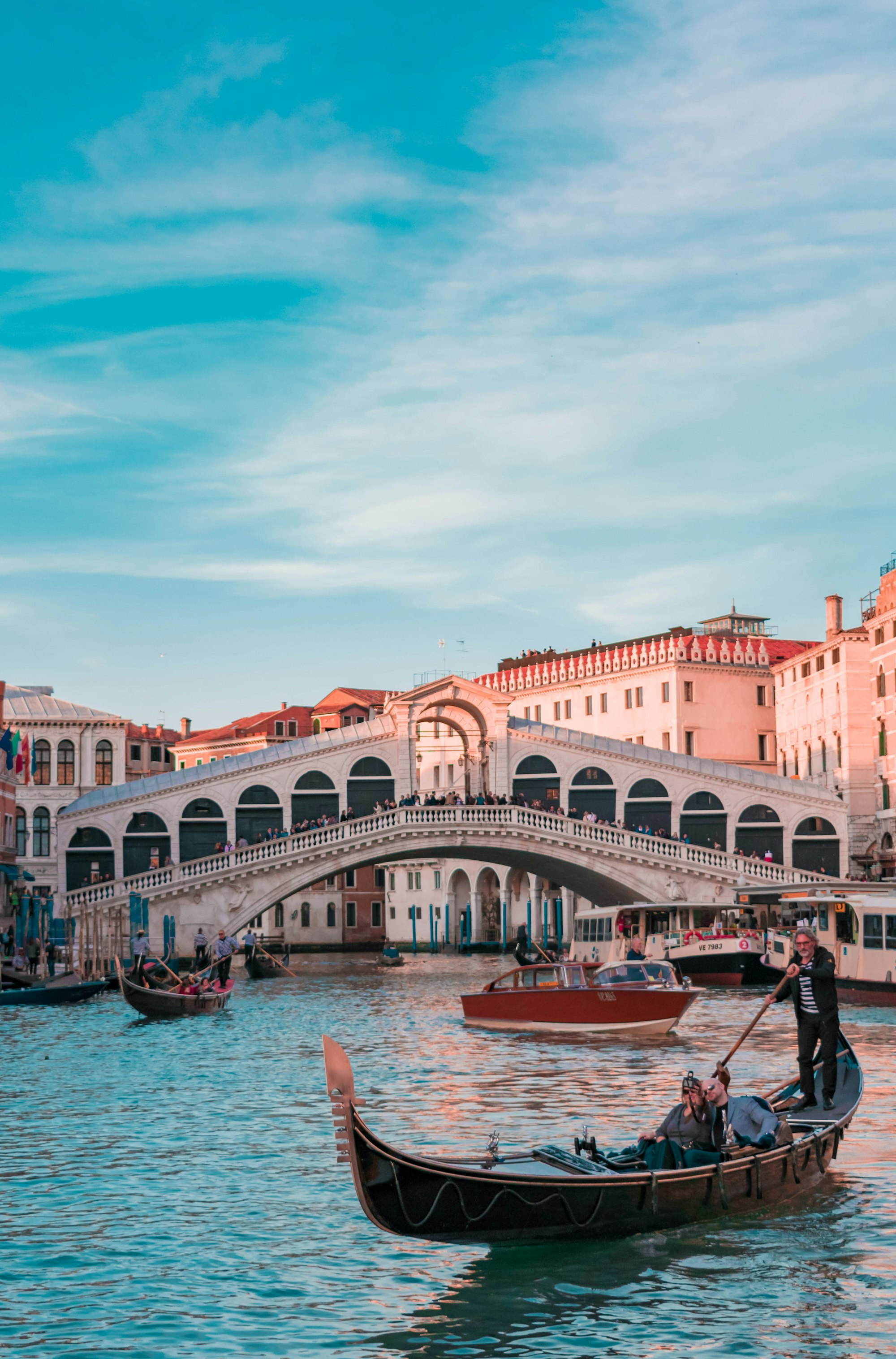 A quiet canal in Venice